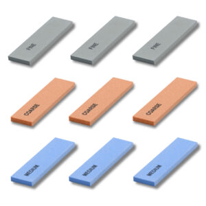 Kit 9 placchette in ceramica per affilatura manuale di sci e snowboard